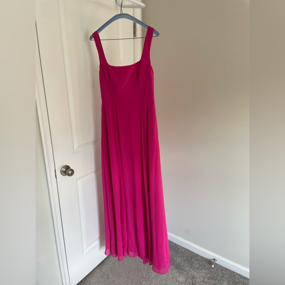 Hot pink dress